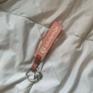 Lululemon key chain (pink)